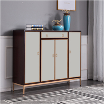 New Chinese shoe cabinet Household door simple post-modern dining side cabinet American entrance cabinet Partition cabinet Door locker