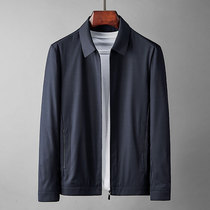Spring new minimalist business casual jacket mens fashion Guide Cadre Middle Aged Slim Fit Jacket Man