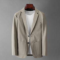 20 Spring Autumn New Minimalist Fashion West Suit Men Waterproof Fabric High Quality Press Glue Business Casual Moni Jacket