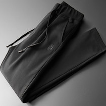 Winter new casual down pants mens fashion draw rope tightness in the middle waist comfort and outside wearing warm down pants