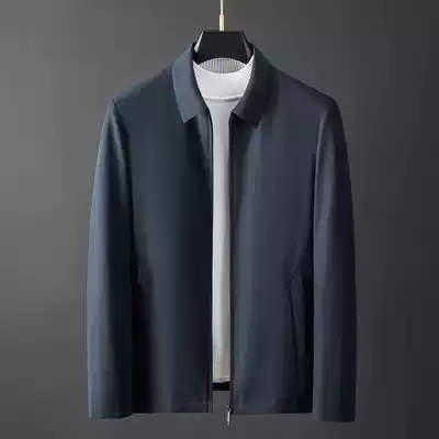 20 winter New Business casual lapel down jacket men's light and simple young white duck down warm coat