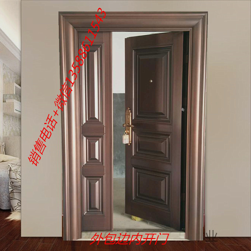 Spot outsourcing inner door anti-theft door imitation copper door child mother door villa door entrance door installation