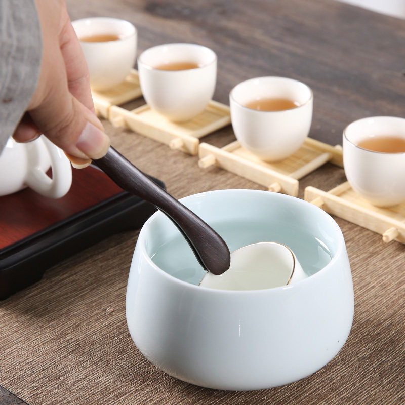 黑檀木茶夹：功夫茶道的灵魂伴侣，如何挑选你的专属茶具配件？-茶夹-淘宝百科网
