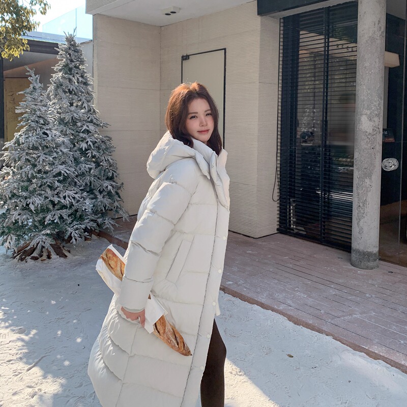 2025 Winter New Women's down Jacket, Over-The-Knee Thickened Warm Coat with 90% White Duck Down, High-End Feel, Hooded Style for Petite Sizes 2025 Winter New Women's down Jacket, Over-The-Knee Thickened Warm Coat with 90% White Duck Down, High-End Feel, Hooded Style for Petite Sizes