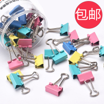 High quality long tail ticket holder Color long tail clip dovetail clip 51 41 32 25 19 15mm iron clip