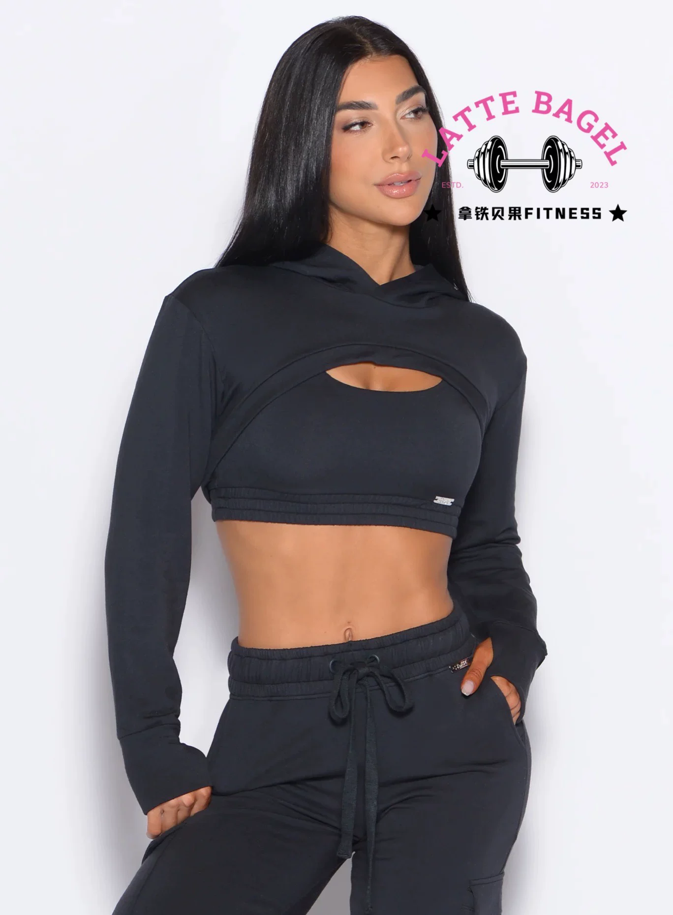 Bomsbhell Bomb Ultra Short Hat Sweat Bolero Hoodie