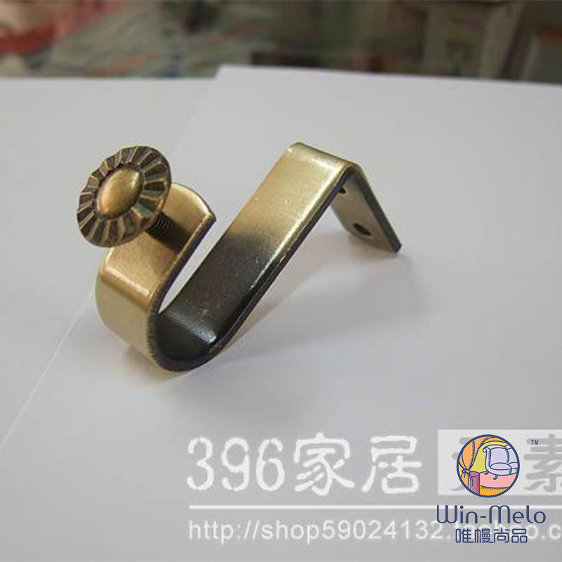396 Home Elements*19MM Top Mounting Bracket Curtain Rod Roman Rod DIY Foreign Trade Accessories Hanging Curtain Rack