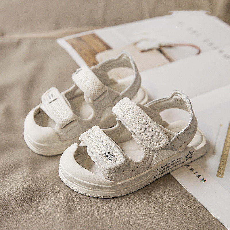 next jazz girls Baotou sandals 2021 summer new children's baby soft bottom non-slip boys beach shoes