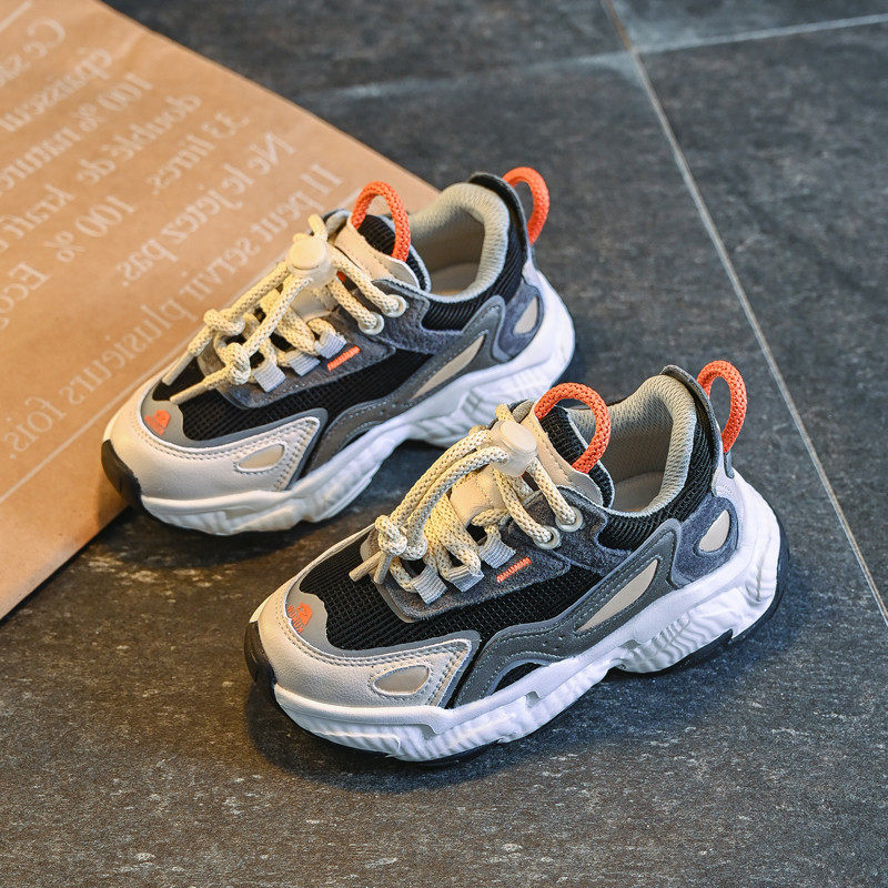 next jazz boy sneakers in spring 2021 new mesh breathable leisure shoes girl daddy shoes