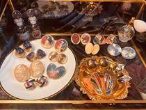 (Millionaire Bean) Vintage Earrings American Enamel Retro Ancient With Trinkets Ear Clip European (6)