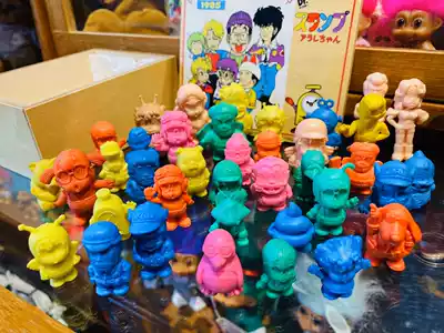 (Sweet Bean) imported from Japan Allea 1985 boxed eraser treasure collection