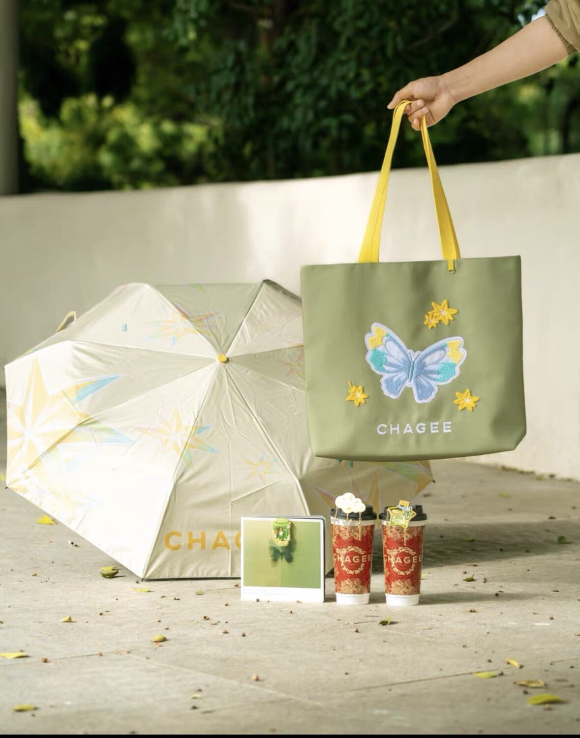 Ba Wang Cha Ji Yi Ye You Guang Series peripheral Backpack, Umbrella, Star Butterfly Umbrella, Single Shoulder Bag