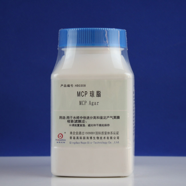 青岛海博HB0308  生化试剂  MCP琼脂Agar  250g