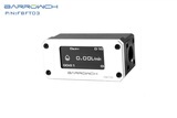 Barrowch digital display water cooled OLED flowmeter silver panel FBFT03