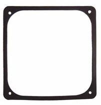 12cm fan damping pad 120 fan cushion silicone rubber black 12CM