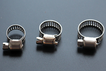 Hose with water-cooled stainless steel clamp hose clamps