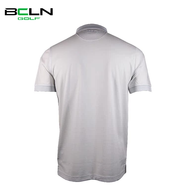 Khuyến mãi BCLN Đàn ông Basilian kinh doanh quý ông thể thao giản dị ngắn tay áo nửa tay áo sơ mi cotton - Áo polo thể thao áo polo adidas