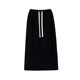 2022 winter velvet thickened skirt women's high waist solid color chenille winter skirt corduroy bag hip straight skirt