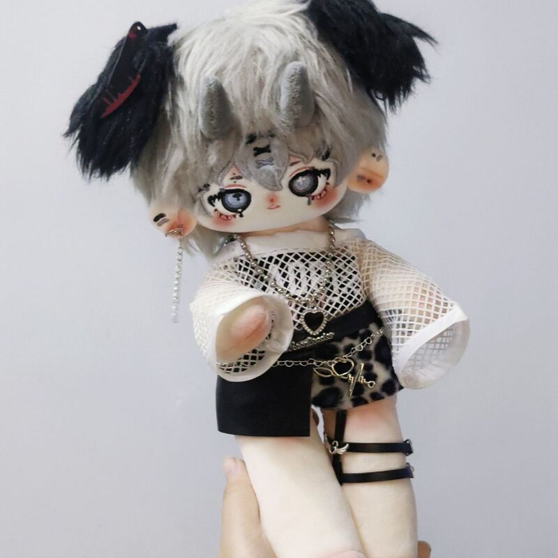 In-Stock 20cm 30cm Cotton Doll Clothes Mesh Vest Set Genuine Original Doll Clothes for Male and Female Dolls