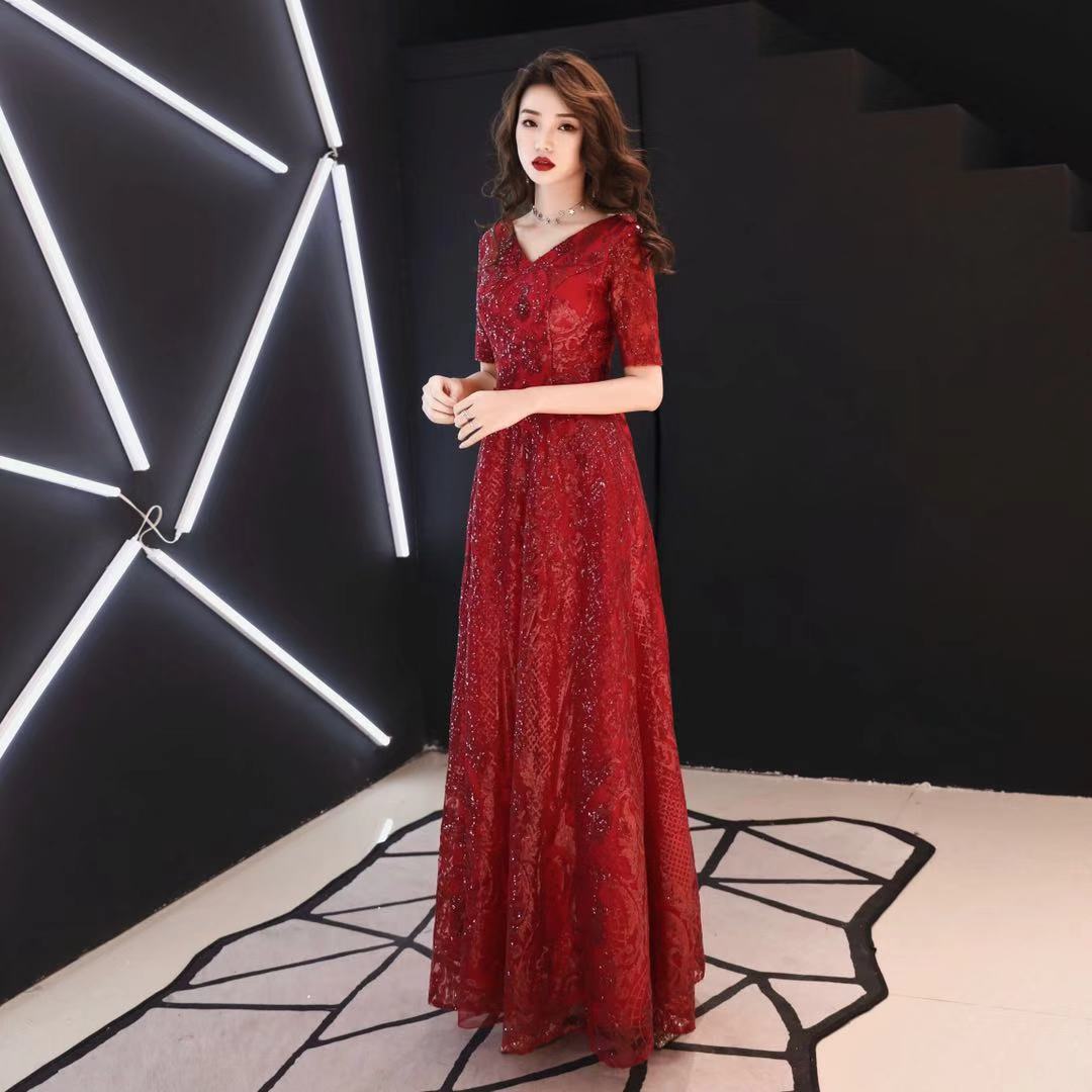 Red evening dress for pregnant, suit, long sleeve, 2021 collection, fitted, suitable for teen Red evening dress for pregnant, suit, long sleeve, 2021 collection, fitted, suitable for teen