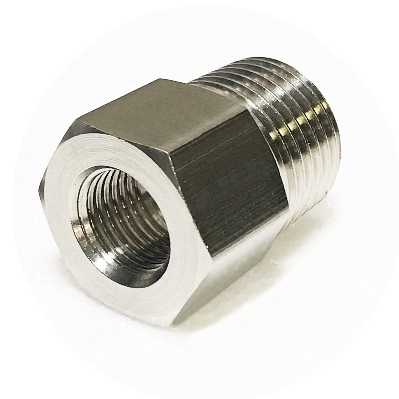 Pressure gauge thermometer conversion joint inner and outer wire fill core variable diameter inch thread 4 minutes teeth 304 stainless steel