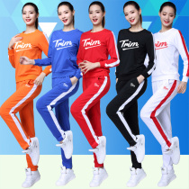 Autumn and winter New thick female Square dance Yang Liping clothing group performance clothing couples sports leisure suit