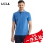 Bông tay ngắn sợi bông UCLA POLO tay ngắn áo thun polo nam