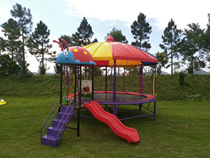 Kindergarten trampoline toy playground trampoline bounce bed