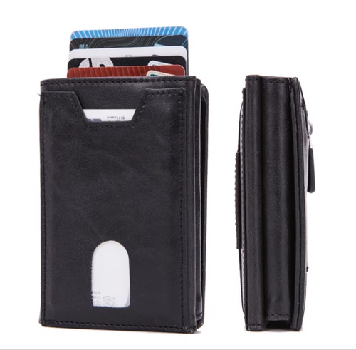 Антимагнитный универсальный полиуретановый металлический бумажник, анти-кража