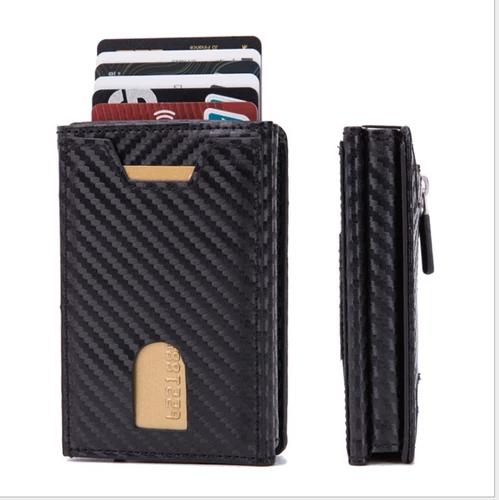 Антимагнитный универсальный полиуретановый металлический бумажник, анти-кража