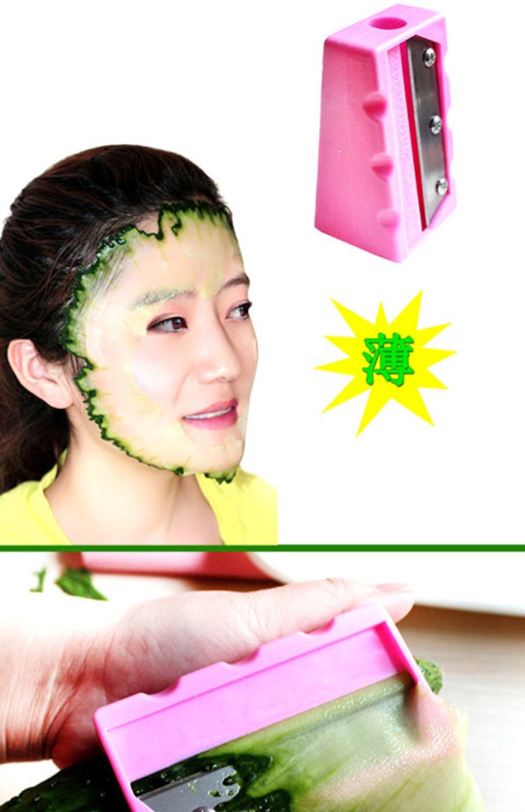 Beauty Cucumber Slice Peeler Cut Ultra-Cucumber Mask Pencil Sharpener Cut Cucumber Mask Mask Artifact Tool - Các công cụ làm đẹp khác cuốn lô tóc mái
