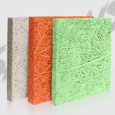 Wood wire sound-absorbing board Hexagonal wood wire Miramar sound insulation board Wall decoration sound insulation Wood silencer board Sound-absorbing board