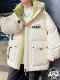 White Duck down Winter Warm down Jacket for Men 2025 New Winter Fashion Versatile Workwear Student Coat Stylish