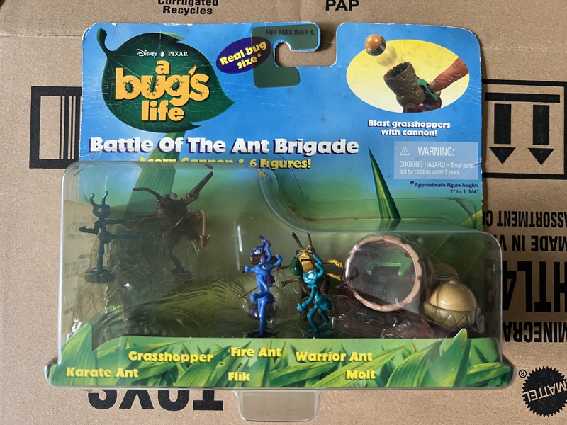 Mattel Disney Pixar Bug Life Mini Figure Toy Set - Ant Squad Battle Mattel Disney Pixar Bug Life Mini Figure Toy Set - Ant Squad Battle