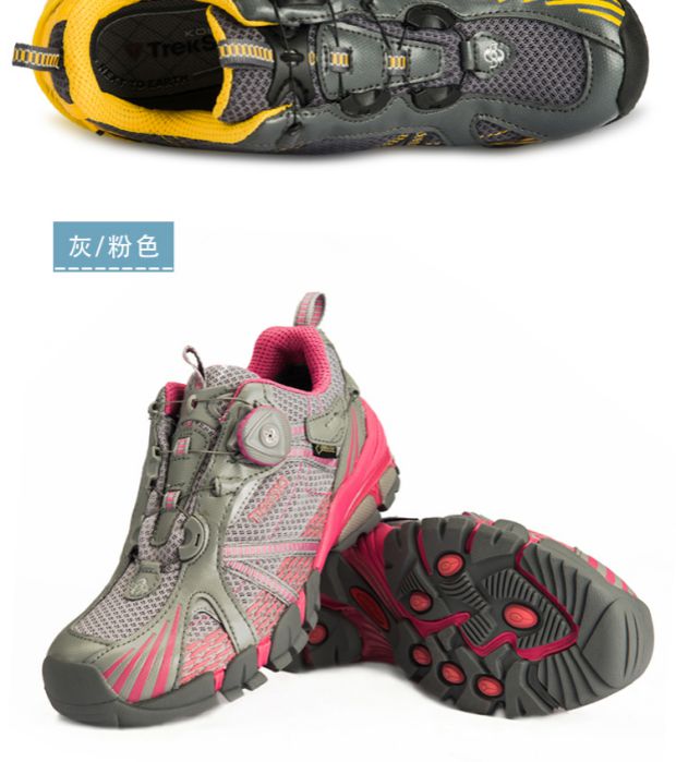 Giày chạy bộ tích hợp ngoài trời Terada TrekSta Giày đi bộ chống nước thoáng khí GTX giày chạy bộ xuyên quốc gia Giày ren BOA - Khởi động ngoài trời giày martin boots