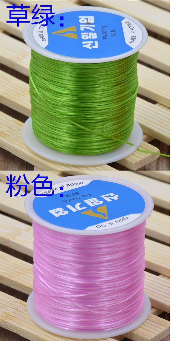 Hàn Quốc nhập khẩu Vòng đeo tay đặc biệt dòng đàn hồi tinh thể phẳng Dòng hạt đàn hồi Chuỗi hạt đính cườm chì bán buôn - Vòng đeo tay Clasp vòng tay pandora pnj