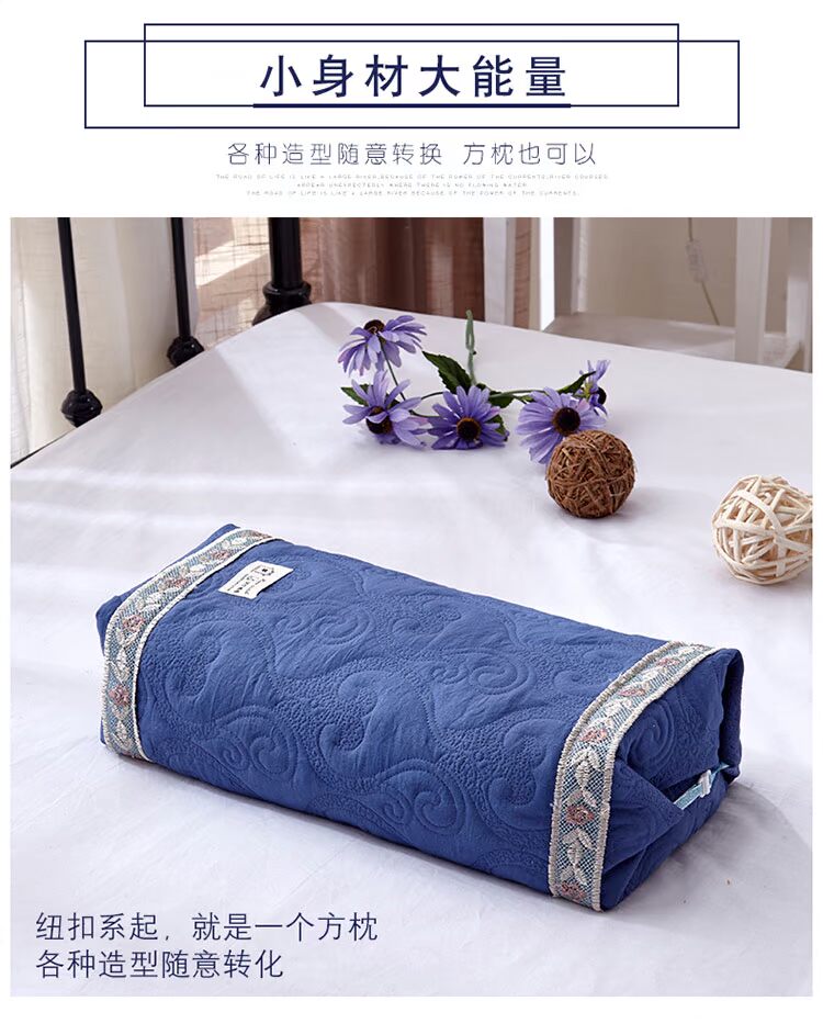 Hai trong một có thể điều chỉnh Joe vỏ gối lúa mì nguyên chất gối cổ tử cung gối người lớn gối cổ