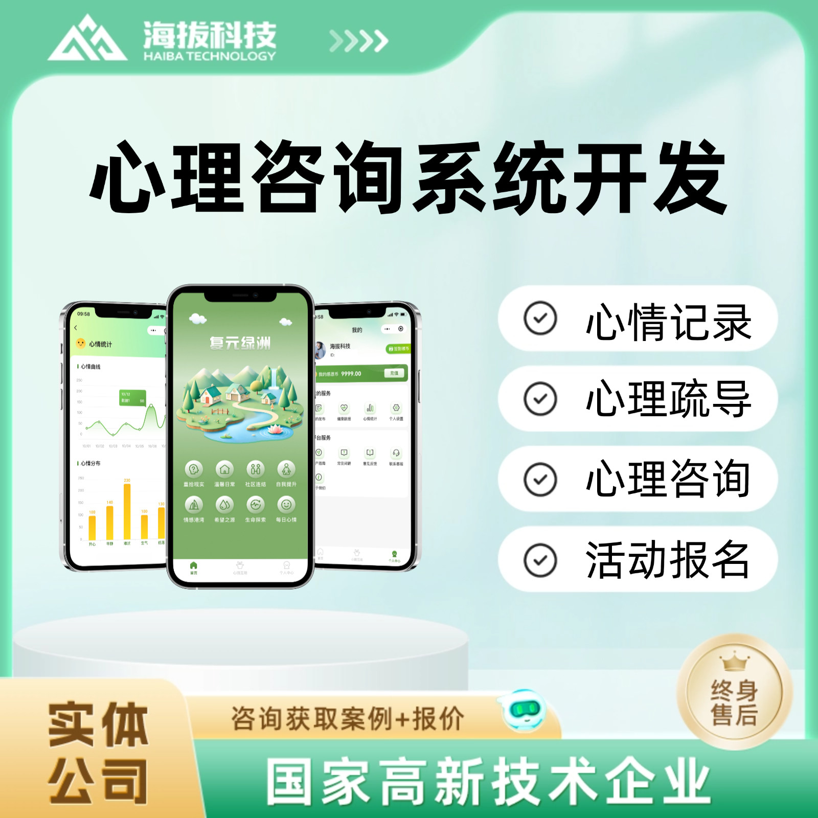 心理咨询软件系统：心理健康的数字守护者-UI-淘宝好物网