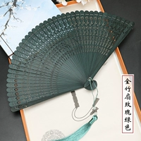 19cm-whole bamboo rose green