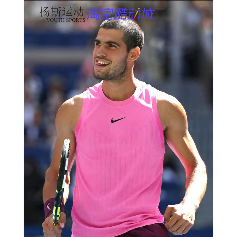 Nike Nike 2025 Men's Tennis Clothing Alcaraz Us Open Quick-Drying Sports Vest Hm6725-675 Nike Nike 2025 Men's Tennis Clothing Alcaraz Us Open Quick-Drying Sports Vest Hm6725-675