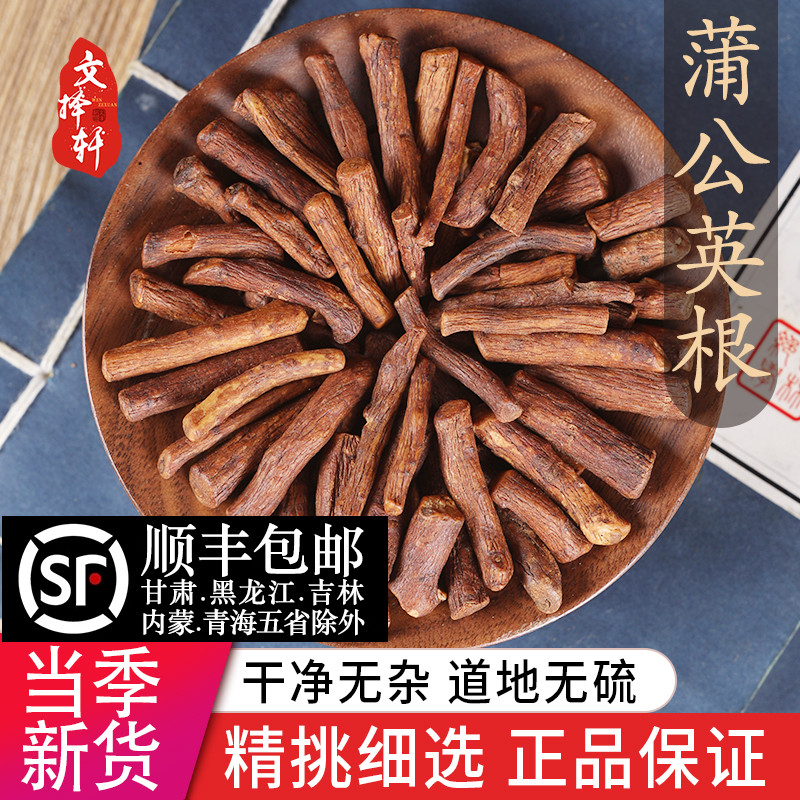 中药材野生特级蒲公英根50g炒蒲公英根干货炒熟泡茶泡水药用食用