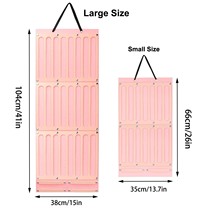 Wall-mounted hair accessories storage artifact jewelry rack childrens hair ties hairpins rubber band hairband display hanging bag without punching wall hanging