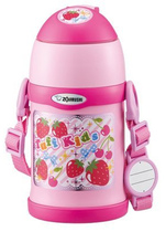 Japanese Generation Buy Elephant Print New Children Insulation Cup SC-ZT45 Straw Cup Lid Dual-use Powder Fat Red Fat Straw Cup