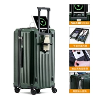 Темно-зеленый [обновленная модель подстаканника + зарядка через USB + разделение влажной и сухой воды]