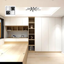 Shanghai small family style tatami custom book room booking for a floating window cabinet Lift Clothe room Wardrobe Full House Customize