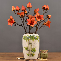 Upscale moisturizing hand simulation wood cotton dry flower fake floral home decoration flower arrangement living room decent board room decoration flower