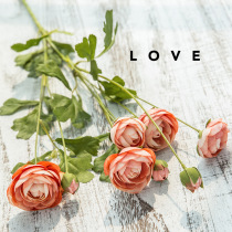 80cm Nordic emulated floral tea flower tea Meitan floral bouquet Living room with floral art filming Prop Silk Peony