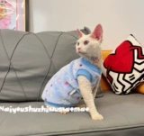 Крем - это безволосая одежда для кошки сфинкс Devin осень и зимняя детская бархатная домашняя кошка теплый жилет Бесплатная доставка