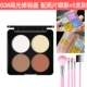 02 # Highlight Contouring Palette [кисть в тон + тени для век с блестками]