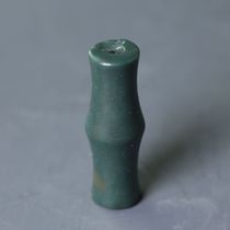 Buddha Yuan Ge Liaojin Liaodai local turquoise pipe Bamboo pipe Long pipe Old turquoise pipe with beads
